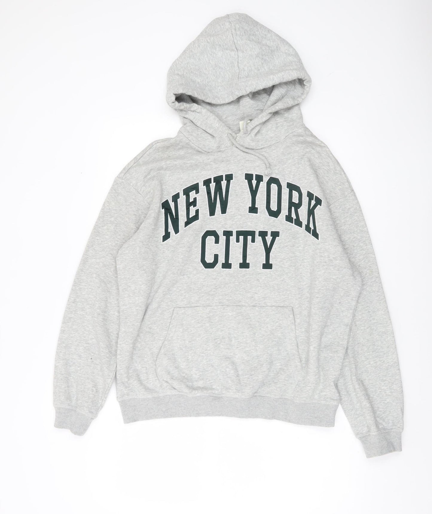 Mens UK Size S H&M Grey Pullover Hoodie