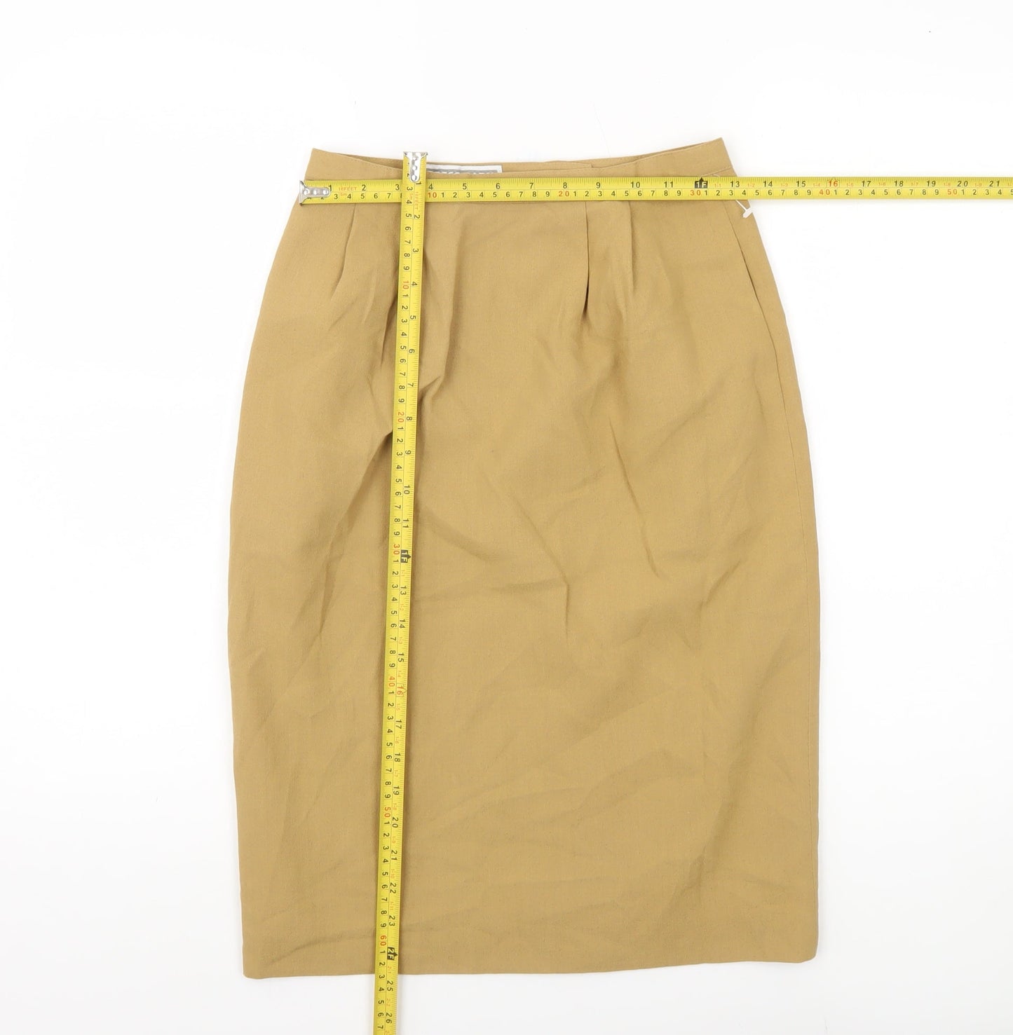 Dress Barn Women’s Beige Pencil Skirt Size 8 Knee Length