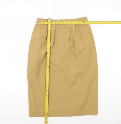 Dress Barn Women’s Beige Pencil Skirt Size 8 Knee Length