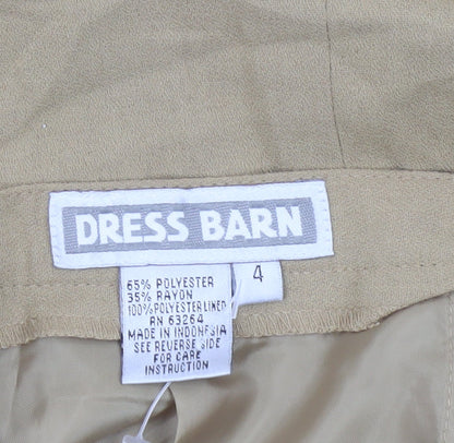 Dress Barn Women’s Beige Pencil Skirt Size 8 Knee Length