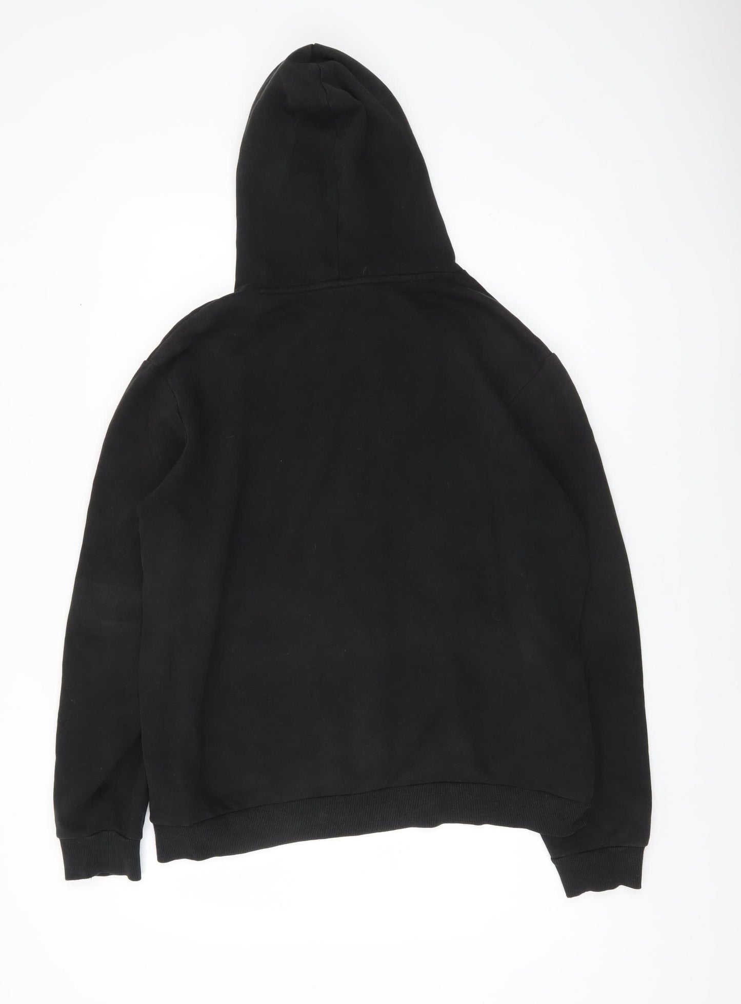Mens UK Size L PUMA Black Pullover Hoodie