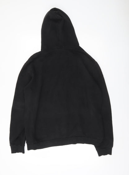 Mens UK Size L PUMA Black Pullover Hoodie