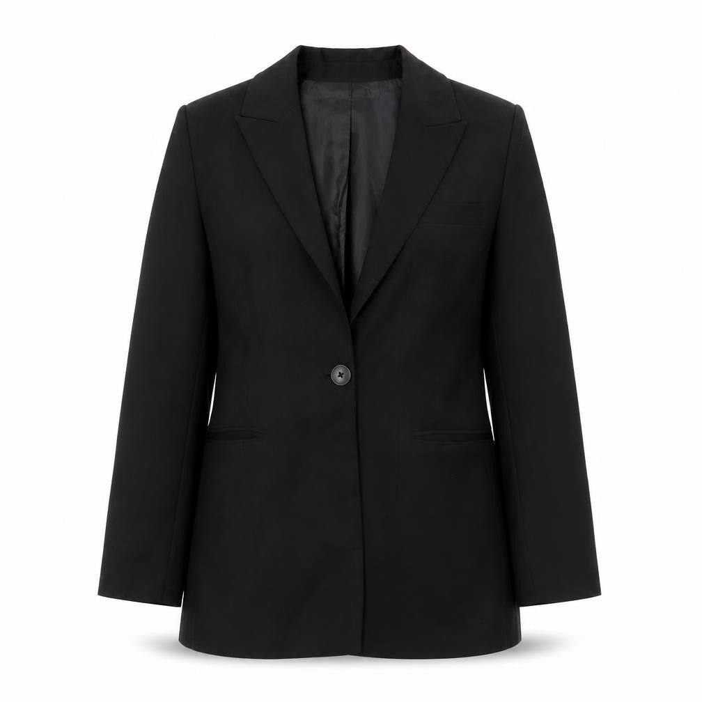 Womens UK Size 8 Stradivarius Regular Black Blazer