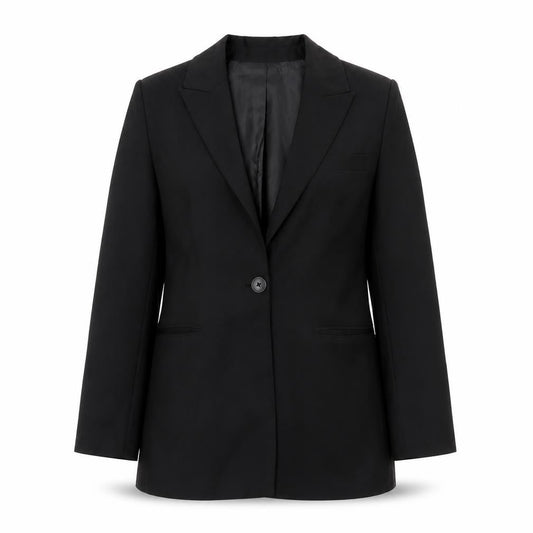 Womens UK Size 8 Stradivarius Regular Black Blazer