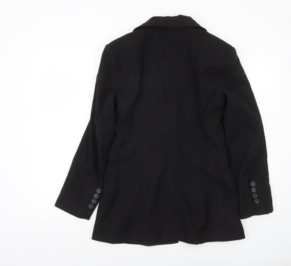 Stradivarius Women’s Black Size 8 Single-Breasted Blazer