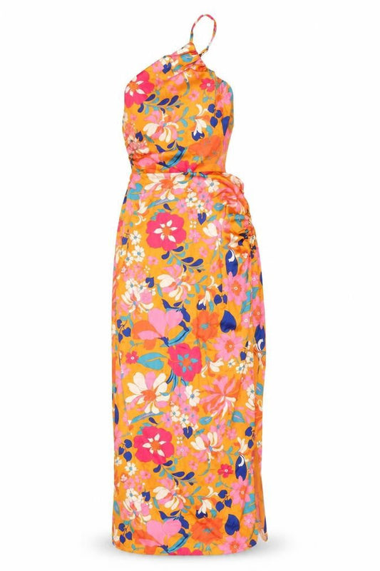 Cherley Women’s Multicoloured Floral One Shoulder Slip Dress S