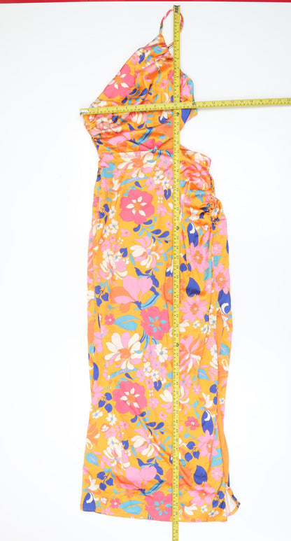 Cherley Women’s Multicoloured Floral One Shoulder Slip Dress S