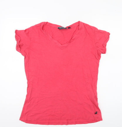 Womens UK Size 12 Regatta Pink Basic T-Shirt