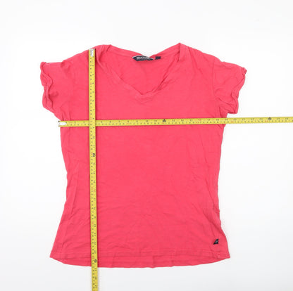 Womens UK Size 12 Regatta Pink Basic T-Shirt