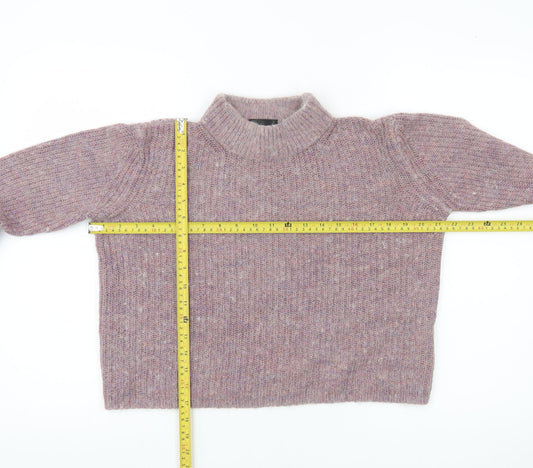 Womens UK Size 10 Topshop Purple Pullover Jumper