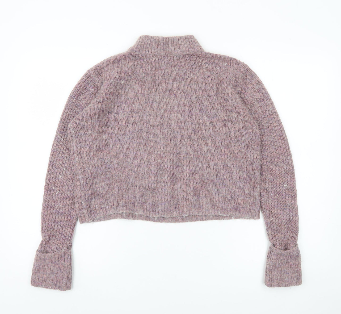 Womens UK Size 10 Topshop Purple Pullover Jumper