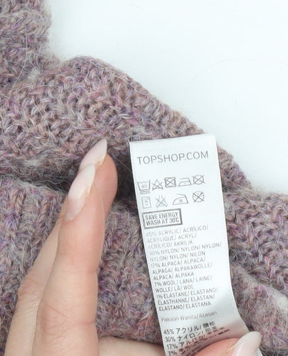 Womens UK Size 10 Topshop Purple Pullover Jumper
