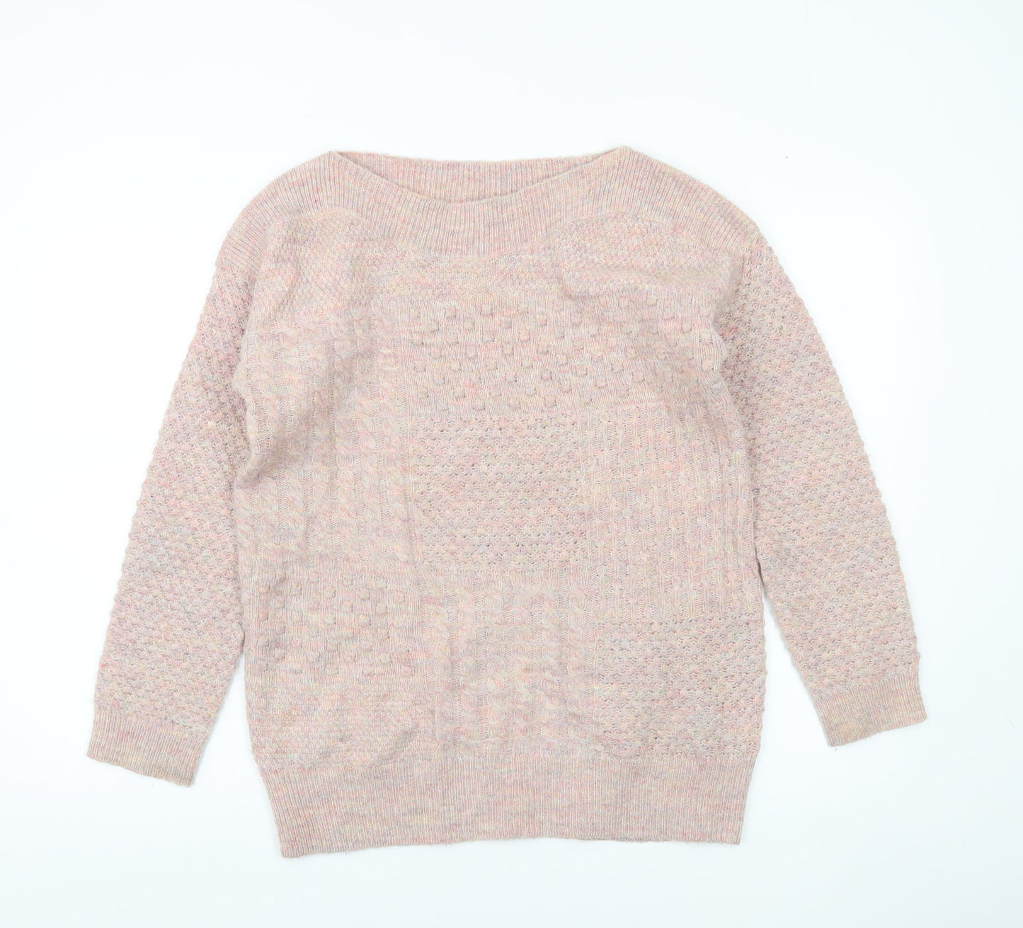 Womens UK Size 6 Marks and Spencer Pink Pullover Jumper