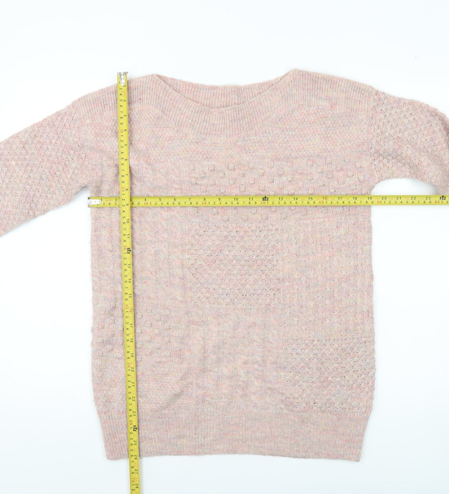 Womens UK Size 6 Marks and Spencer Pink Pullover Jumper