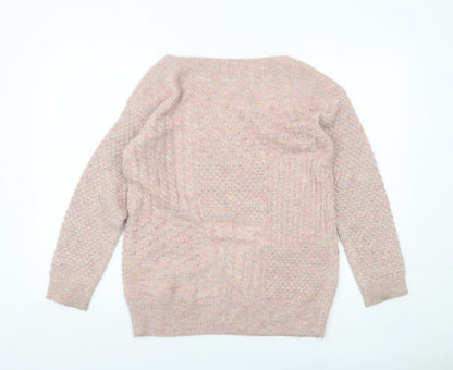 Womens UK Size 6 Marks and Spencer Pink Pullover Jumper