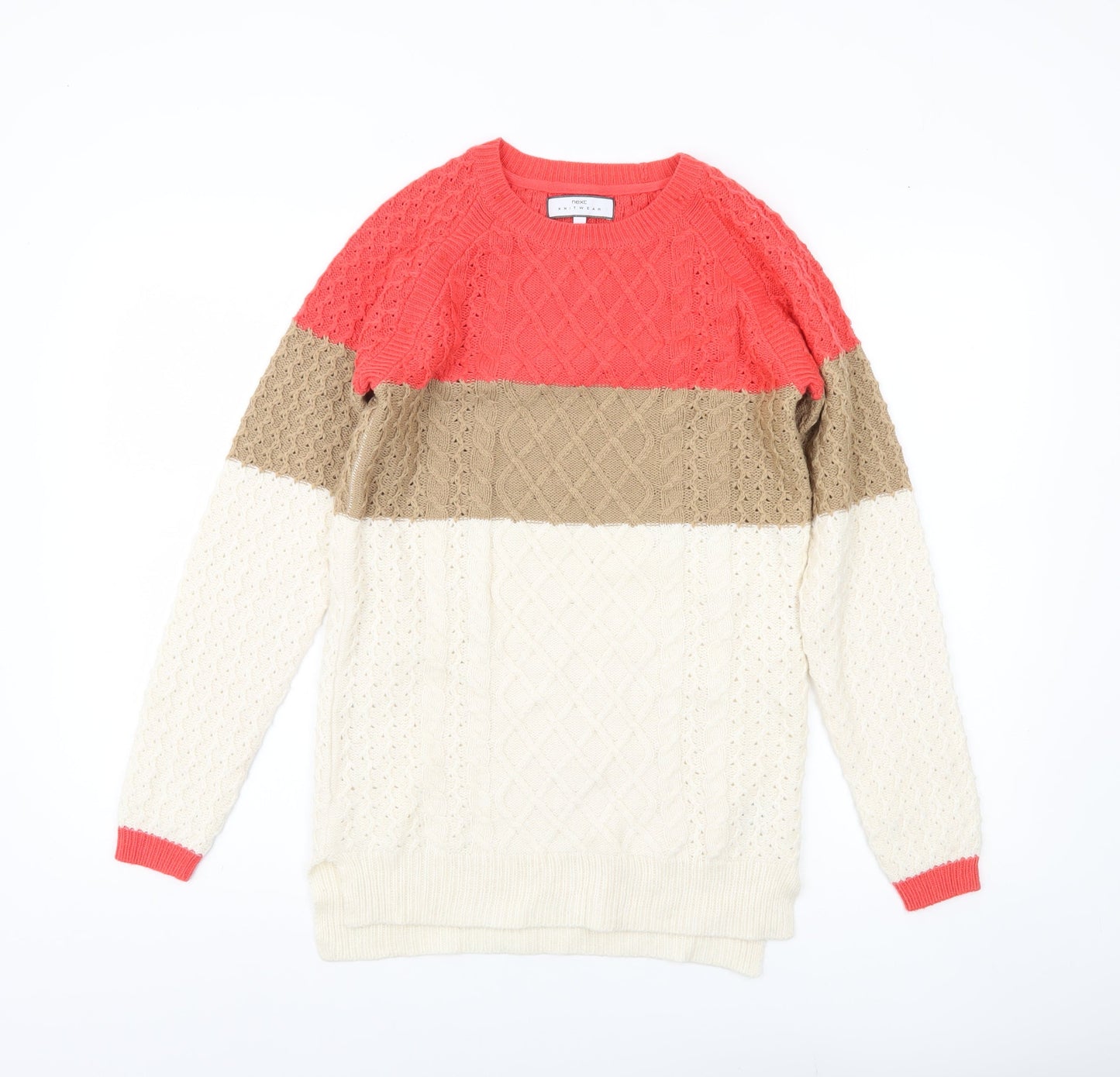 Womens UK Size 6 NEXT Multicoloured Pullover Jumper