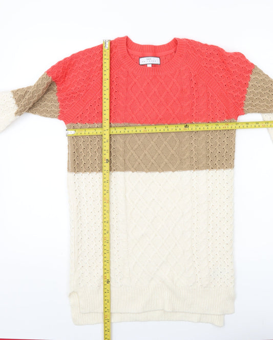 Womens UK Size 6 NEXT Multicoloured Pullover Jumper