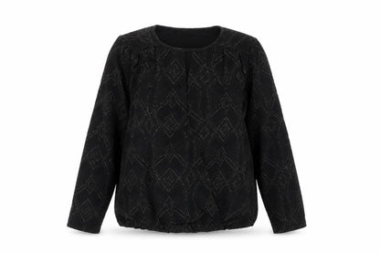 Womens UK Size S Wallis Black Tunic Blouse