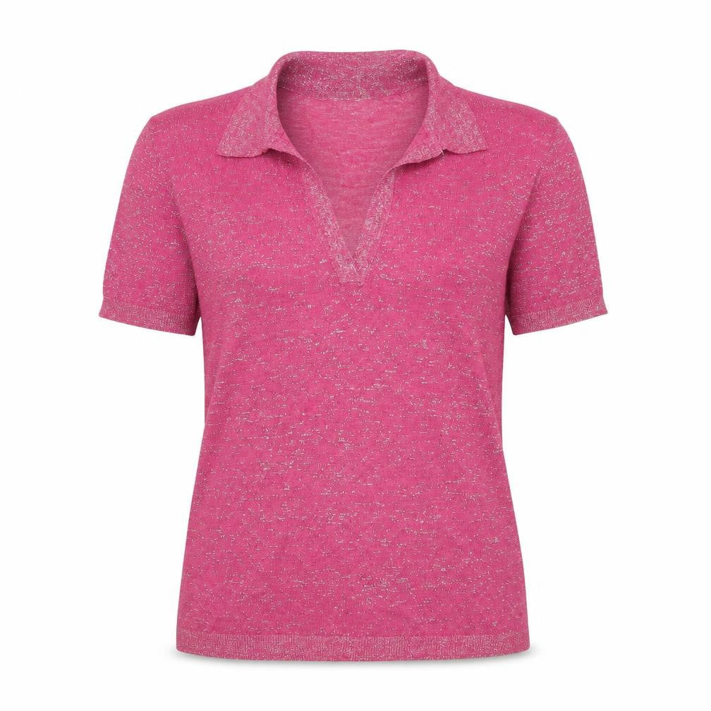 Womens UK Size S Hush Pink Basic Polo