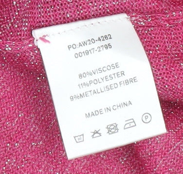 Womens UK Size S Hush Pink Basic Polo