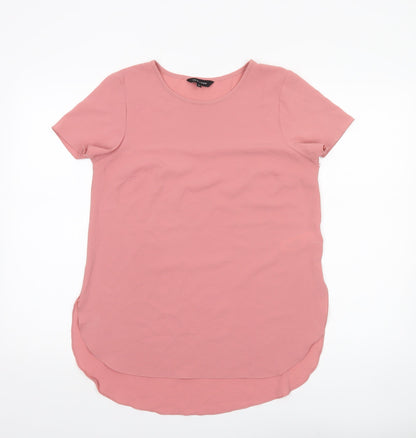 New Look Women’s Pink Size 10 Short Sleeve Basic T-Shirt