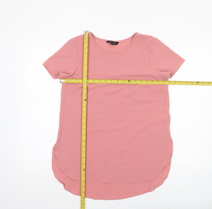 New Look Women’s Pink Size 10 Short Sleeve Basic T-Shirt