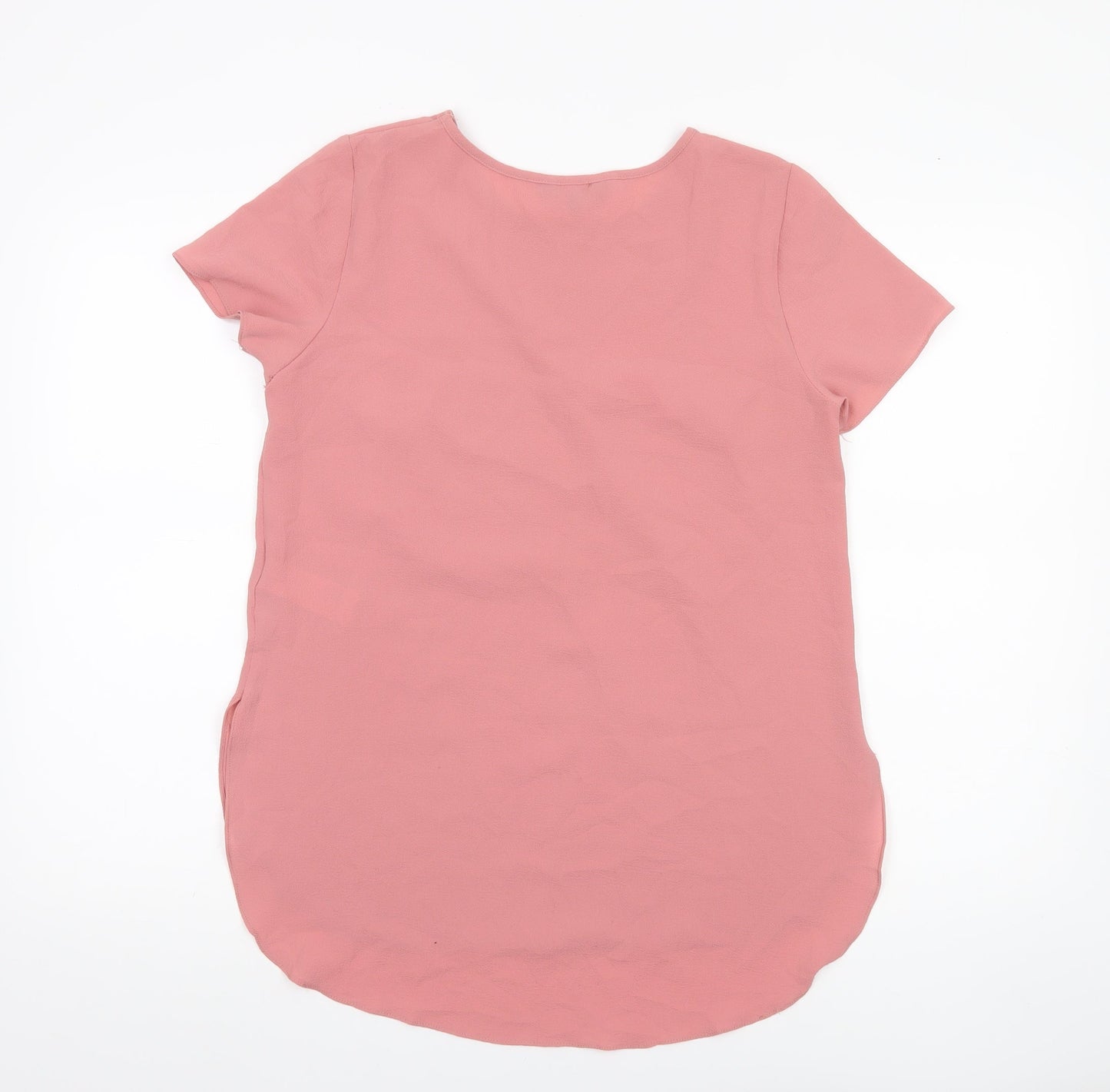 New Look Women’s Pink Size 10 Short Sleeve Basic T-Shirt