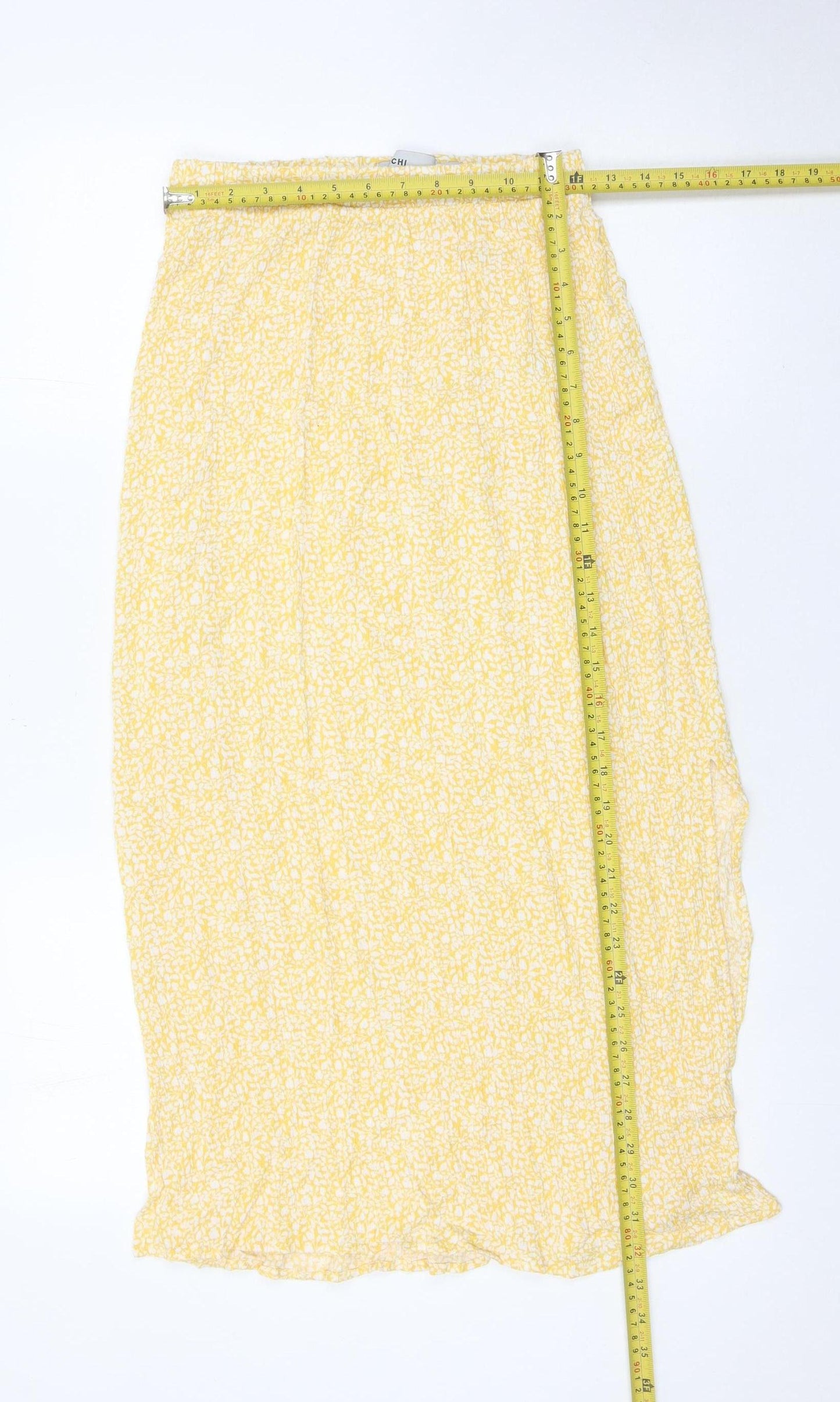 Womens UK Size XS ICHI Straight & Pencil Chiffon Skirt