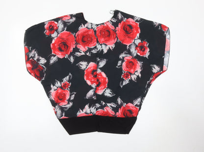 Quiz Women’s Multicoloured Floral Tunic Blouse Size 12
