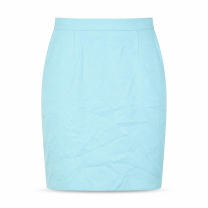 Affinity Womens Blue Size 10 Pencil Work Skirt Knee Length