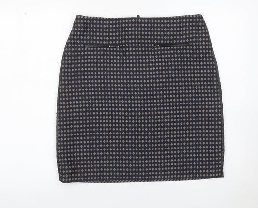 Marks and Spencer Women’s Blue Geometric Pencil Skirt Size 12