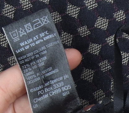 Marks and Spencer Women’s Blue Geometric Pencil Skirt Size 12