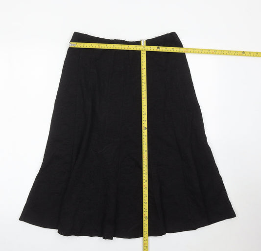 Marks and Spencer Women’s Black A-Line Long Skirt Size 10