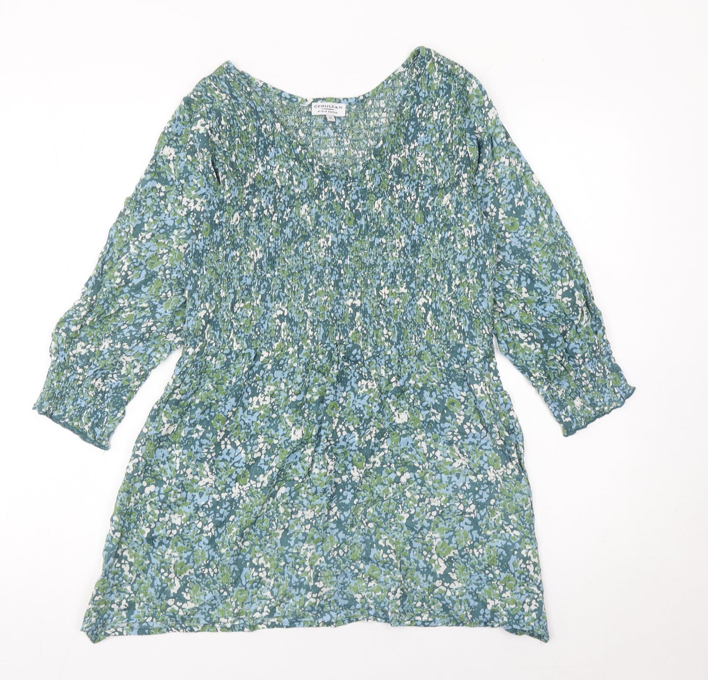Cerulean Women’s Multicoloured Floral Tunic Blouse Size 10