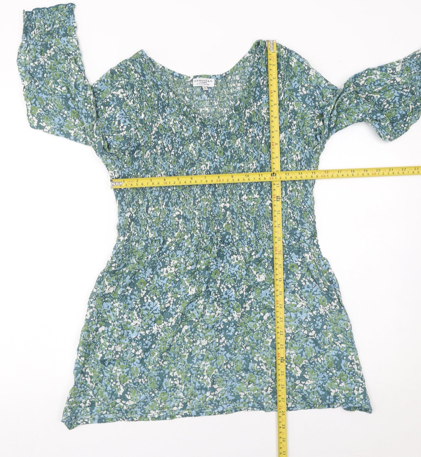 Cerulean Women’s Multicoloured Floral Tunic Blouse Size 10