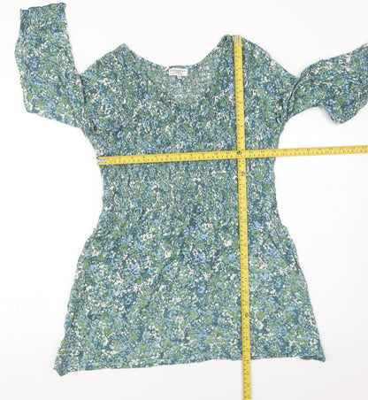 Cerulean Women’s Multicoloured Floral Tunic Blouse Size 10