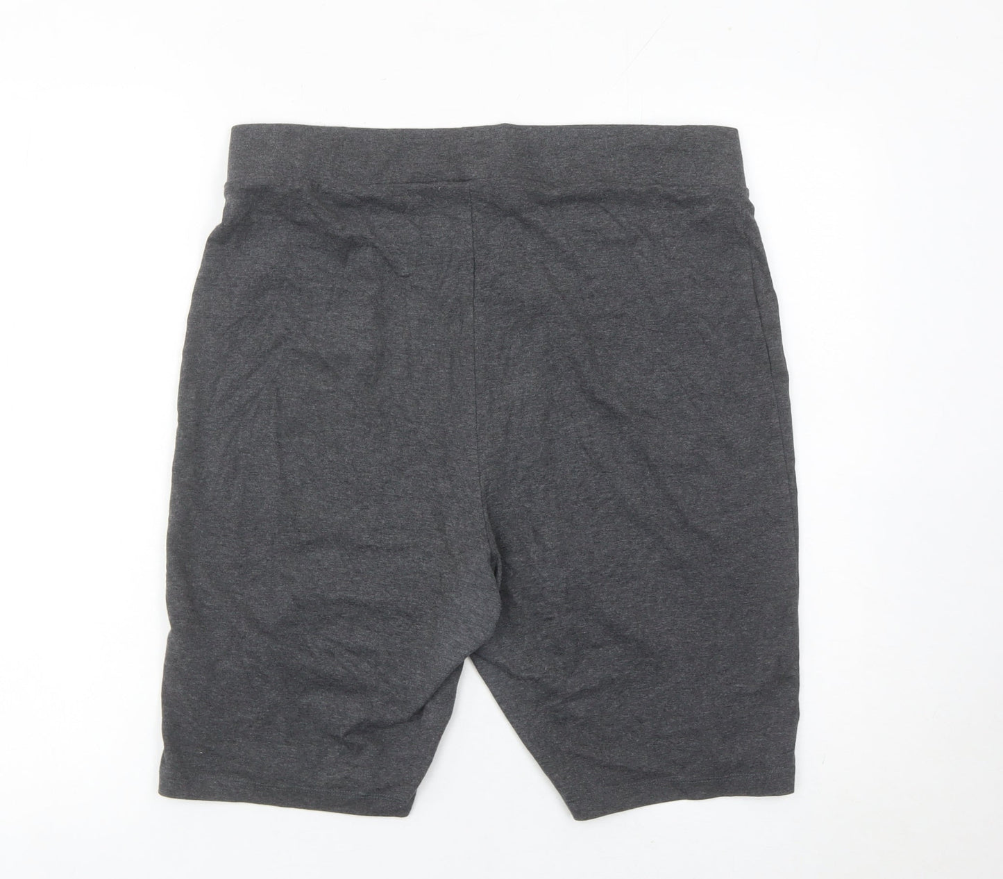 Capsule Women Grey Size 18 Slim Fit Jersey Biker Shorts Stretch Activewear