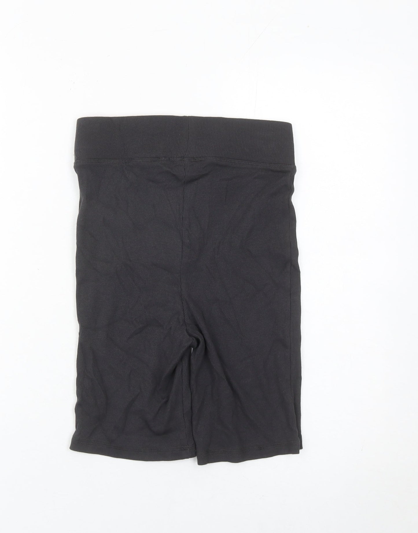 Marks and Spencer Women Black XS Biker Shorts Stretch Cotton