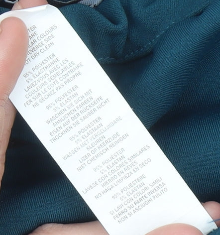 Boohoo Women’s Blue Strapless Skater Dress UK 10 Partywear