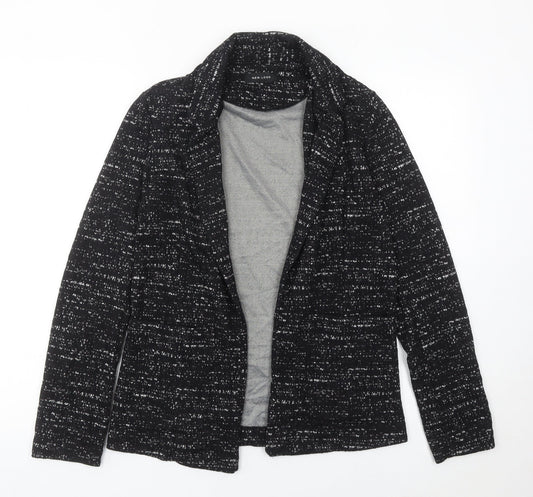 New Look Women’s Black Flecked Blazer Size 10 Workwear Jacket