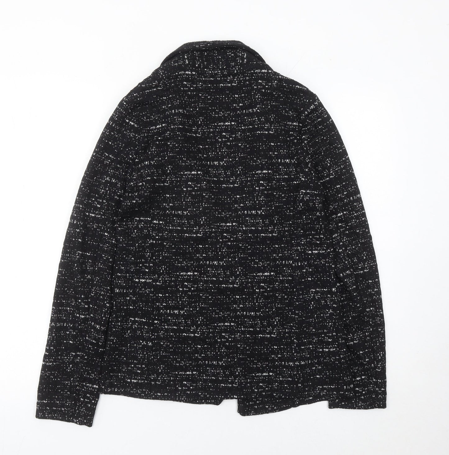 New Look Women’s Black Flecked Blazer Size 10 Workwear Jacket