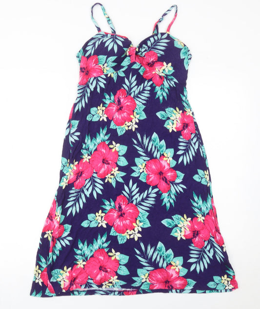 Debenhams Women’s Multicoloured Floral Slip Dress Size 10