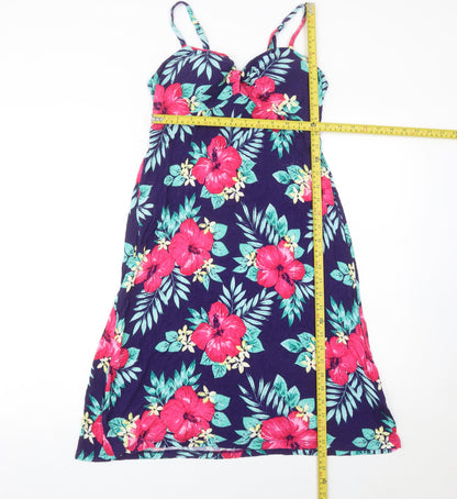 Debenhams Women’s Multicoloured Floral Slip Dress Size 10