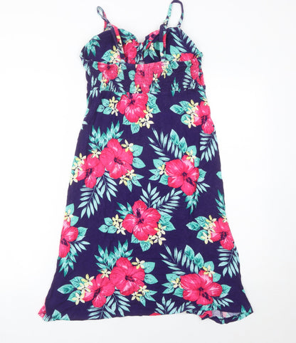 Debenhams Women’s Multicoloured Floral Slip Dress Size 10