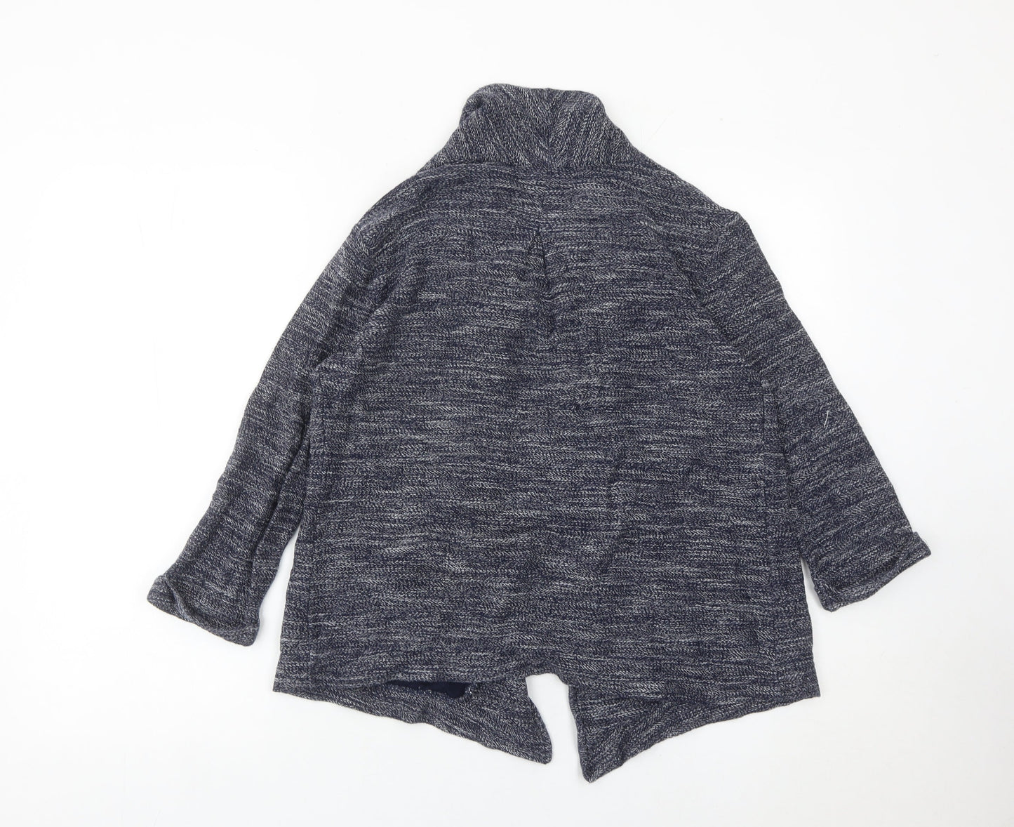 Womens UK Size 10 Fat Face Blue Cardigan Jumper