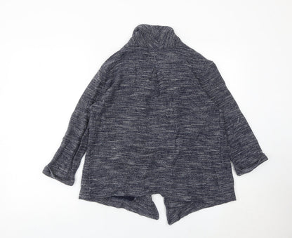 Womens UK Size 10 Fat Face Blue Cardigan Jumper