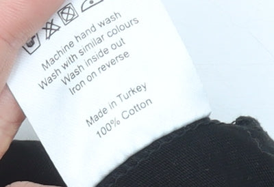 Nicce Men's Black Graphic Logo T-Shirt Size S Casual Crew Neck