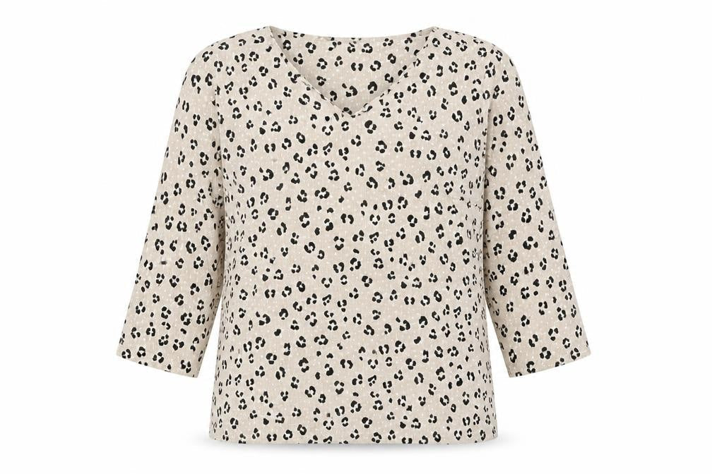Womens UK Size 14 Bonmarché Beige Tunic Blouse