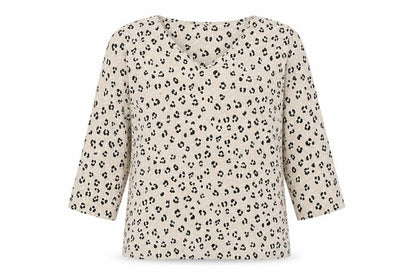 Womens UK Size 14 Bonmarché Beige Tunic Blouse