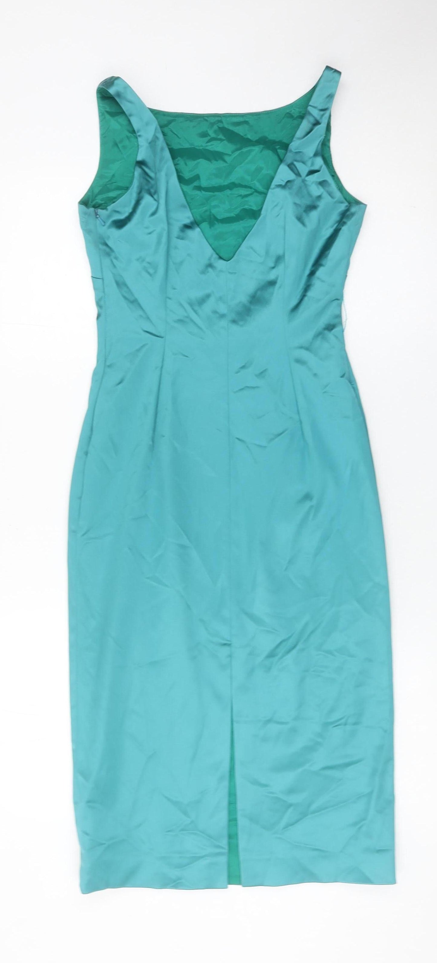 Coast Women’s Green Size 8 Sheath Cocktail Party Dress